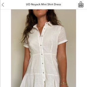UO Noyack Mini Shirt Dress